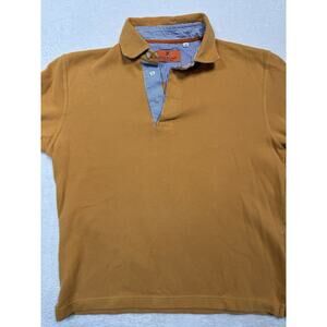 Pauri & Casati Designer Men's Polo in Mustard Mens Medium